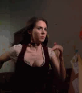 Alison Brie Boobs Celebrity gif