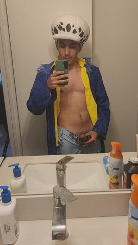 cosplay gay male masturbation mexican solo teen thick cock gif