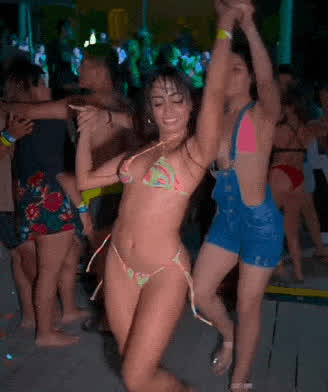 ass bikini dancing gif