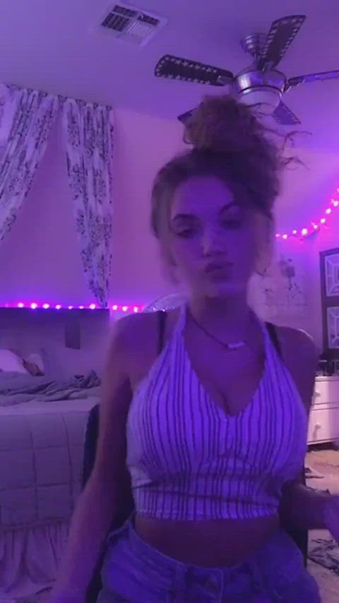 big tits teen tiktok gif