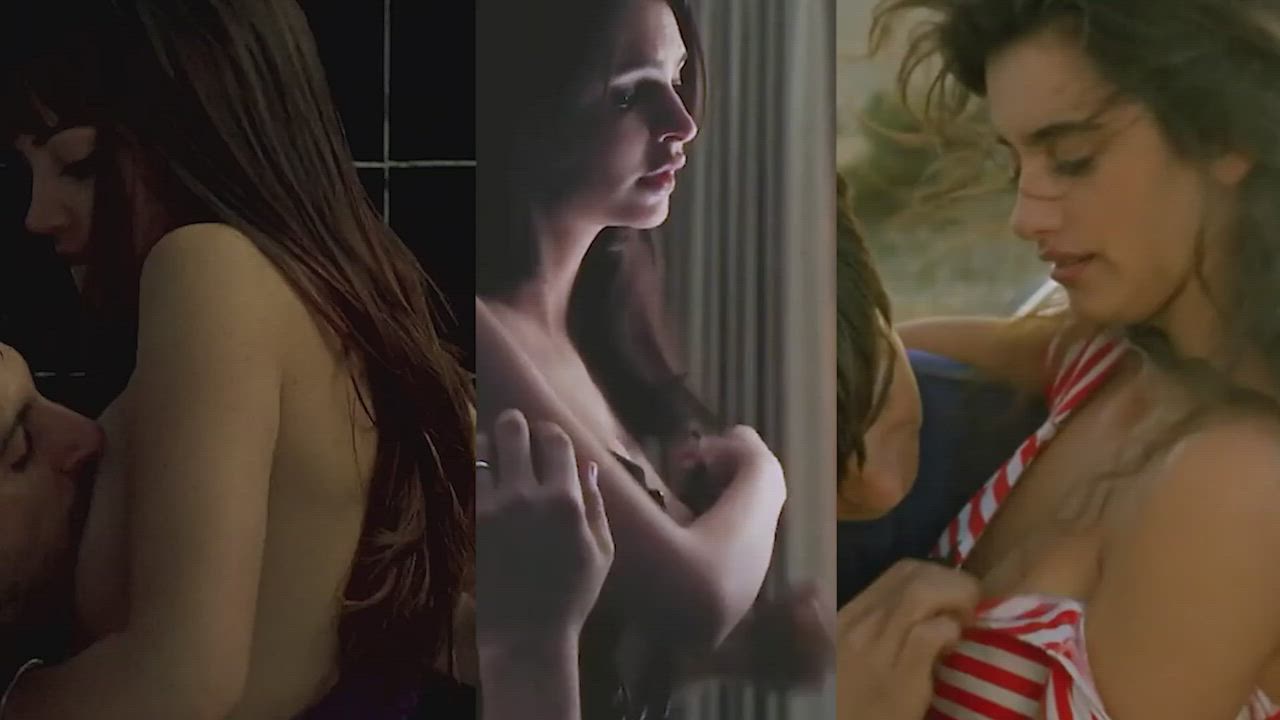 Ana de Armas Celebrity Emily Ratajkowski gif