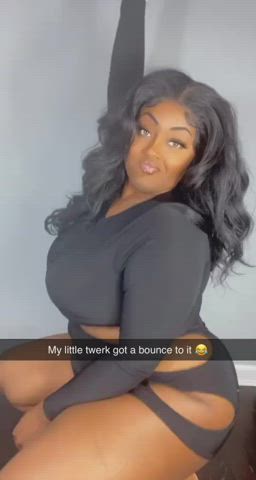 Ass BBW Booty Bouncing Thick Twerking gif
