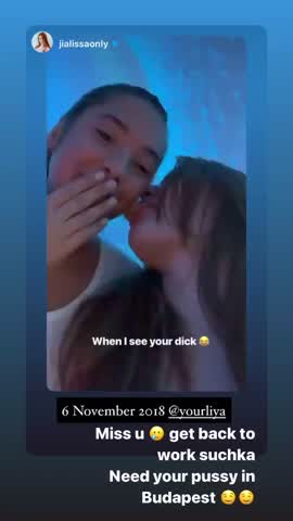 Liya &amp; Jia funny IG story