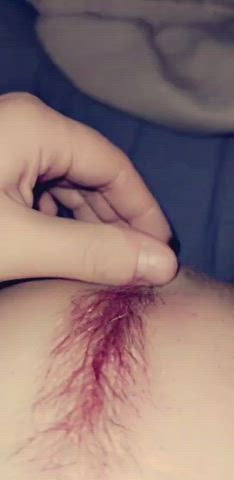 clit rubbing ftm pubic hair pussy trans man gif