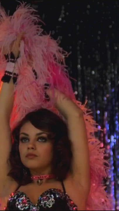 Bra Celebrity Dancing Mila Kunis gif