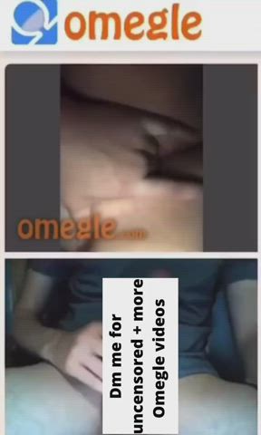 Omegle girl plays with her pussy (Omegle discord link in comments)