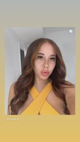 Ebony Freckles Redhead gif