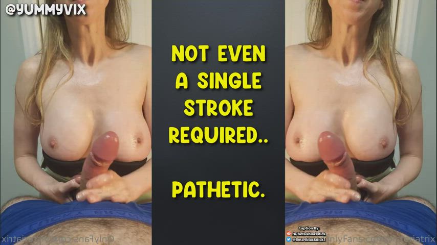 Not even one stroke? Sad.