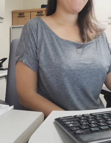coworker milf secretary tits gif