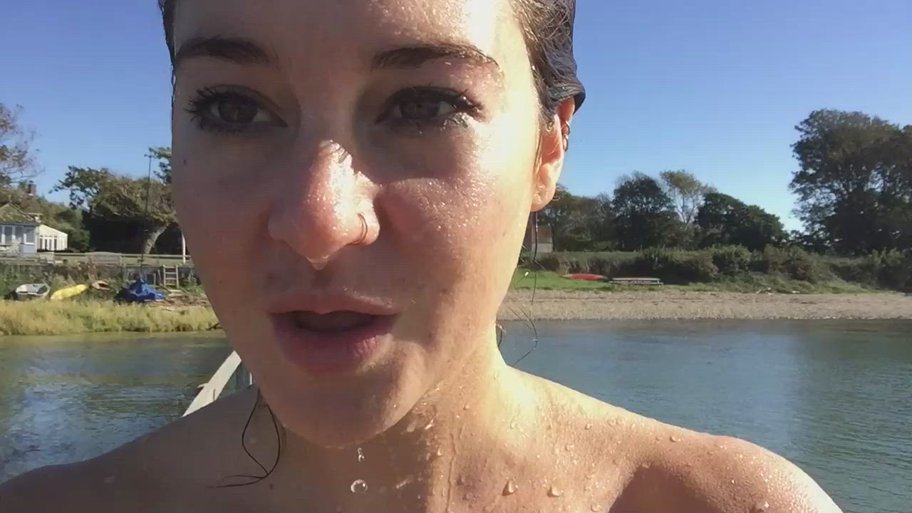 Lake Naked Shailene Woodley gif