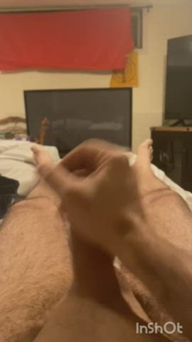 bwc cock cum cumshot jerk off masturbating gif