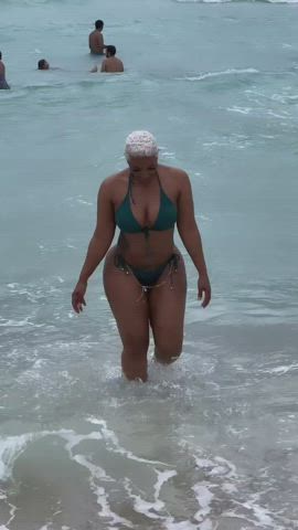 Big Ass Bikini Ebony Thick gif