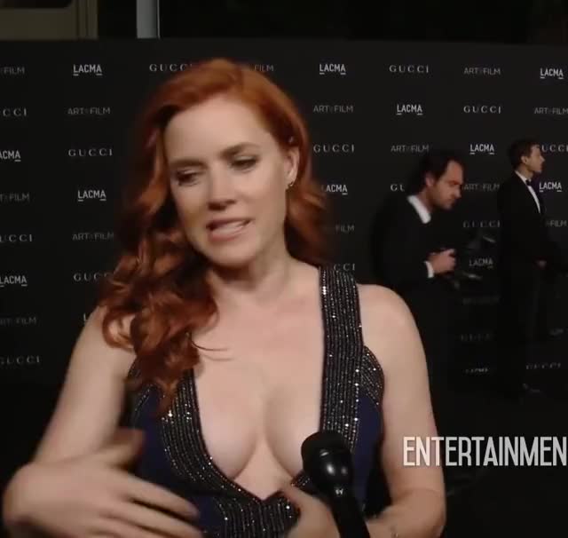 Amy Adams' Cleavage Is So Fucking Amazing! I Wanna Finish All Over Those Perfect