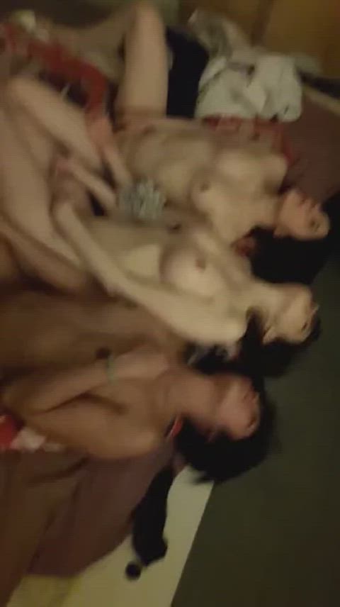 amateur blowjob boobs friends girlfriends group group sex party teen tits gif