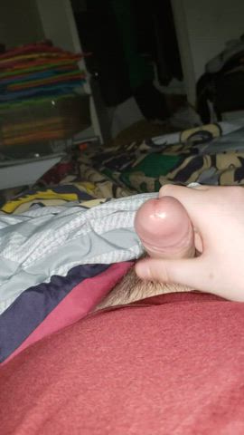 cumshot jerk off trans gif