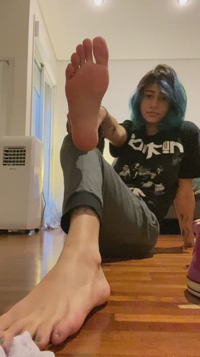 Feet Feet Fetish Teen gif
