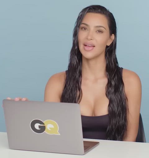 Mommy Kim Kardashian found all the BBC cuckold porn on my laptop, she sat me down