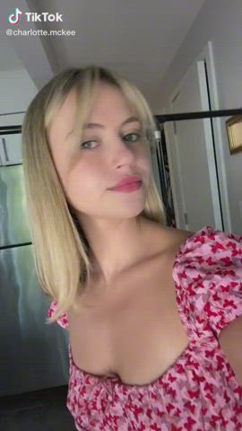 Blonde Cute Dress gif