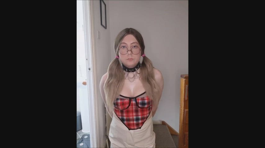 boobs femboy jiggling trans gif