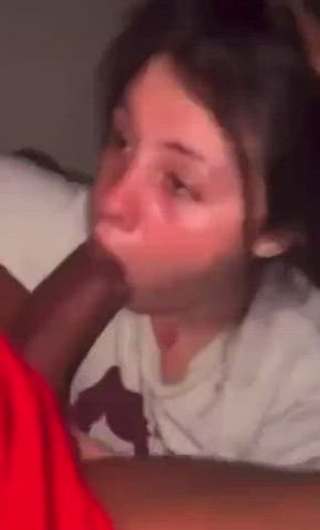 amateur blowjob deepthroat facial rough teen throat throat fuck gif