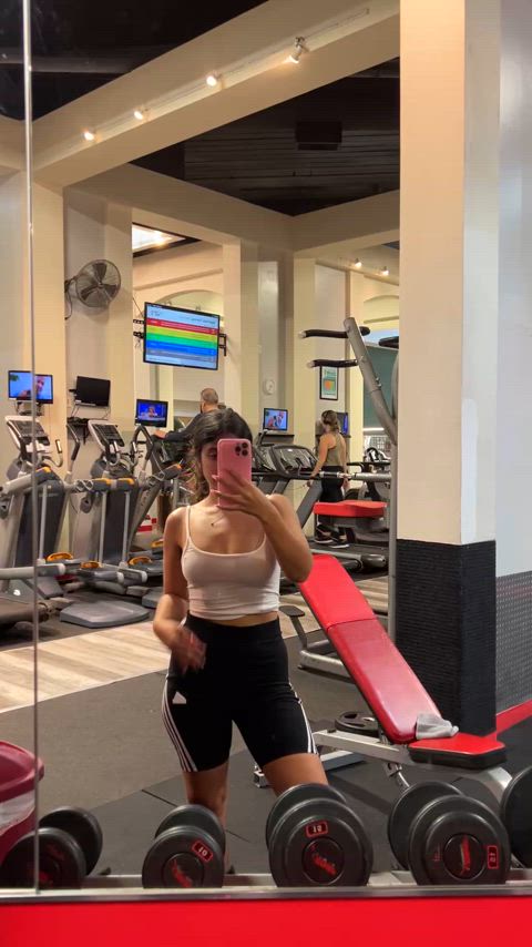 I can’t believe I was so naughty at the gym hehe 