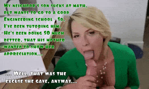 blowjob caption mature gif