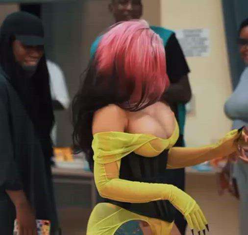 boobs cardi b celebrity nipples nipslip gif