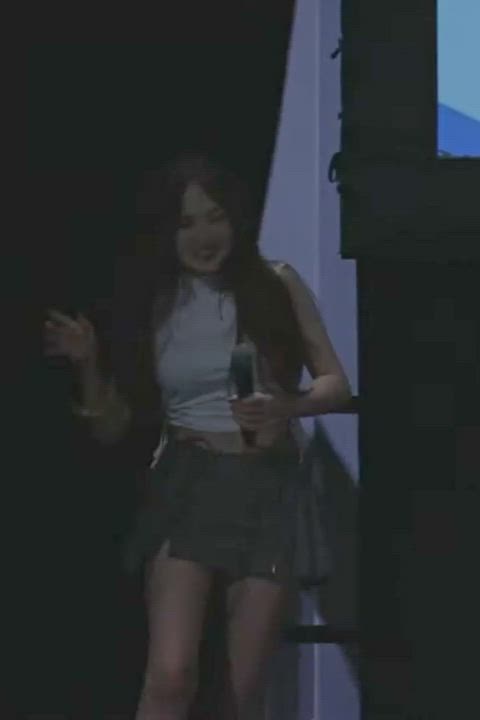 asian korean skirt gif