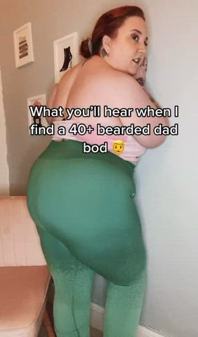 bbw big ass cute pawg tiktok gif