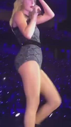 Blonde Celebrity Dancing High Heels Legs Taylor Swift gif