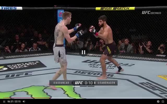 Sandhagen |Assuncao| Stop hands 1-8