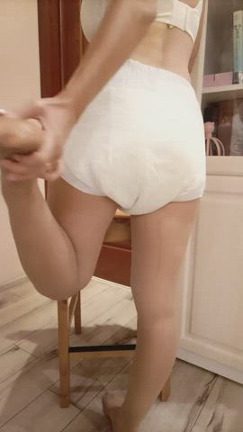 diaper pantyhose pee wet gif