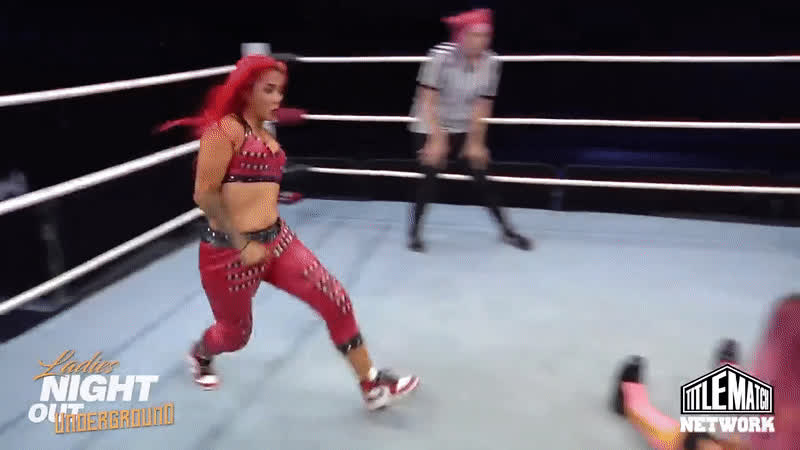 mexican pink wrestling gif