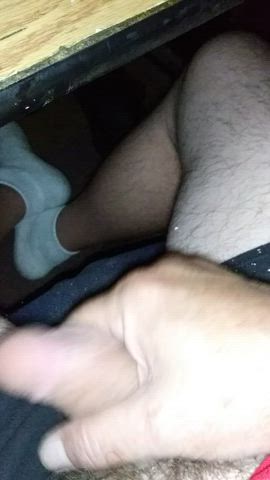 jerk off little dick male masturbation masturbating mature small cock gif