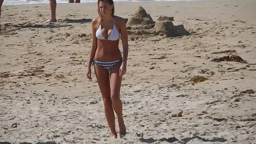 Beach Bikini Tits gif