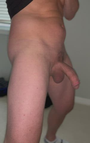 bwc big dick cock erection hands free male masturbation penis pulsating gif