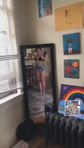 Babe Big Tits White Girl gif