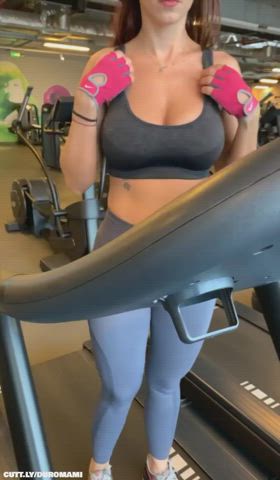 Amateur Big Tits Boobs Compilation Exhibitionist Flashing MILF Outdoor Public gif