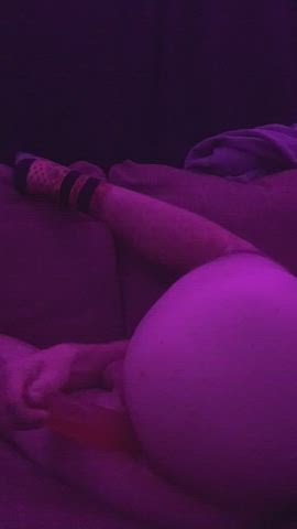 Deep Penetration Double Dildo Femboy gif