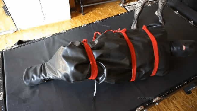 bdsm bondage latex rubber gif