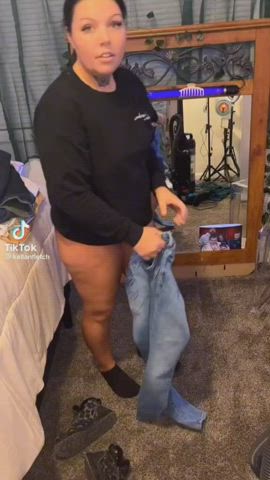 jeans thong tiktok gif