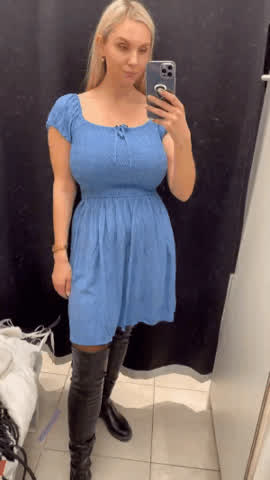 Blue dress