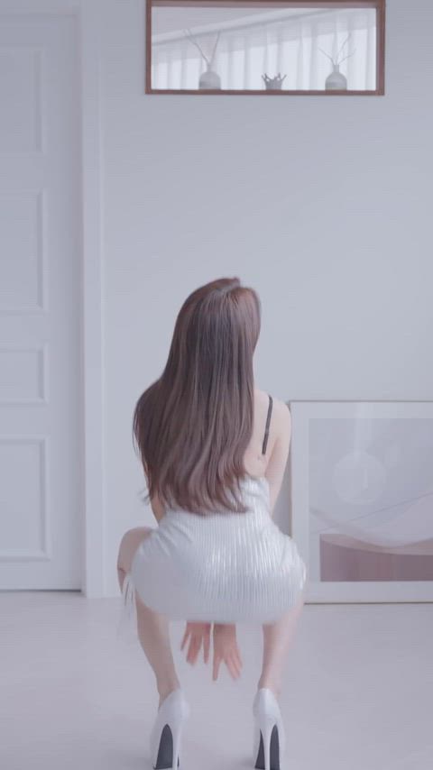 asian ass babe cute korean gif