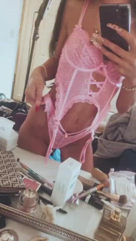 Barely Legal Extra Small Lingerie Pretty Skinny Small Tits Teen Underwear gif
