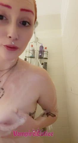 alt ass boobs freckles goth milf redhead tattoo white girl gif