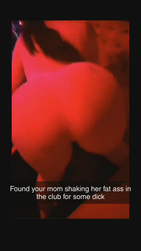 big ass caption milf mom nightclub twerking gif