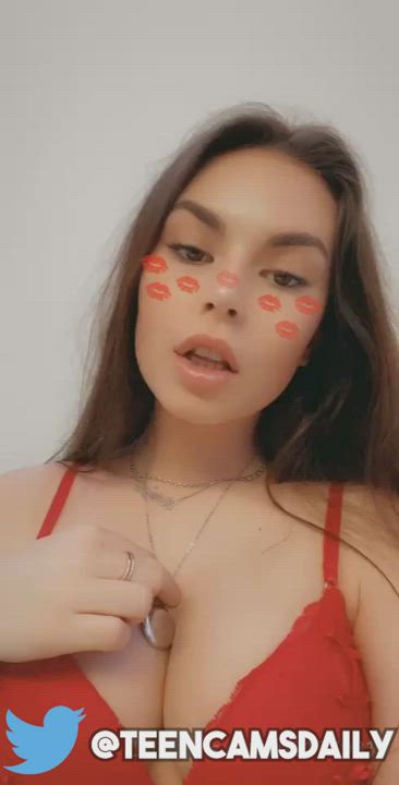 18 Years Old Amateur Dirty Talk OnlyFans Talking Dirty Teen TikTok Porn GIF by tiktoksluts