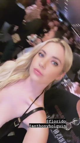 Ashley Benson Cleavage Natural Tits gif