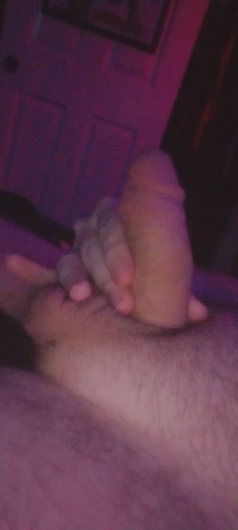 foreplay male masturbation thick thick cock gif