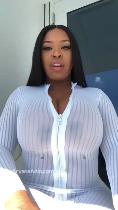 big tits ebony stripping gif